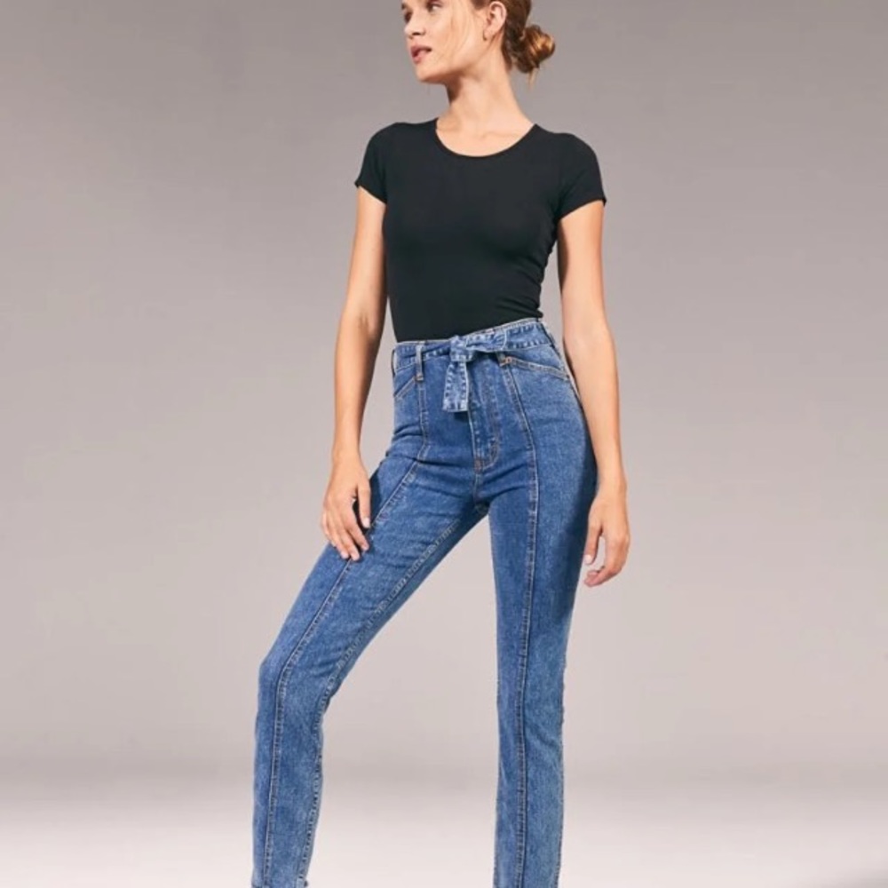 Abercrombie mom jeans